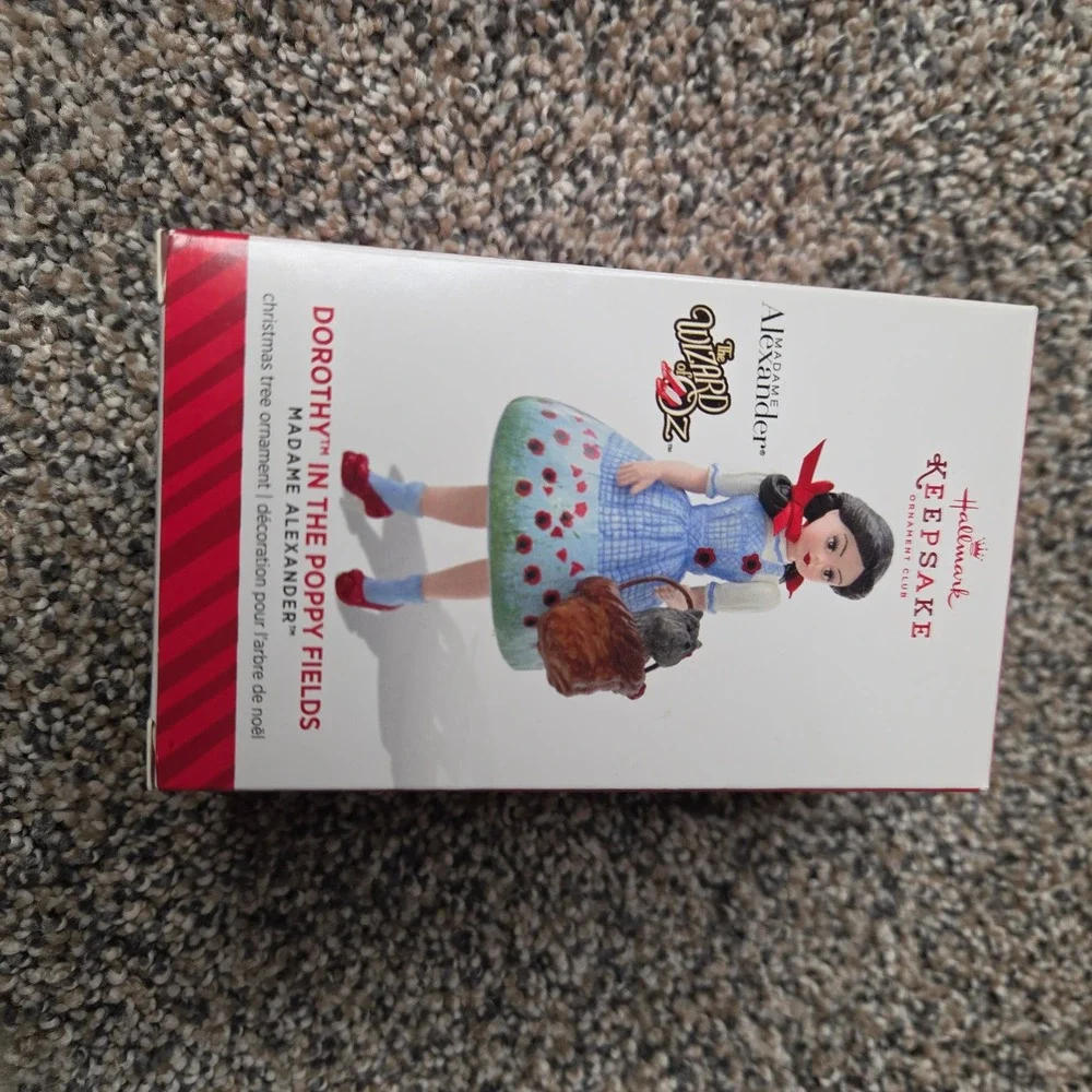 Hallmark 2014 Madame Alexander Dorothy in the Poppy Fields Wizard of Oz Ornament